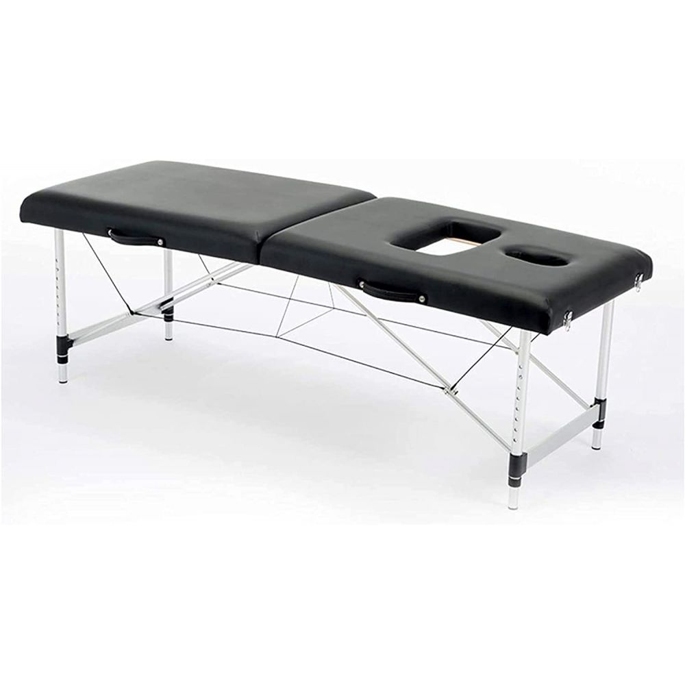 Beauty Salon Aluminium Frame Lightweight Portable Massage Bed
